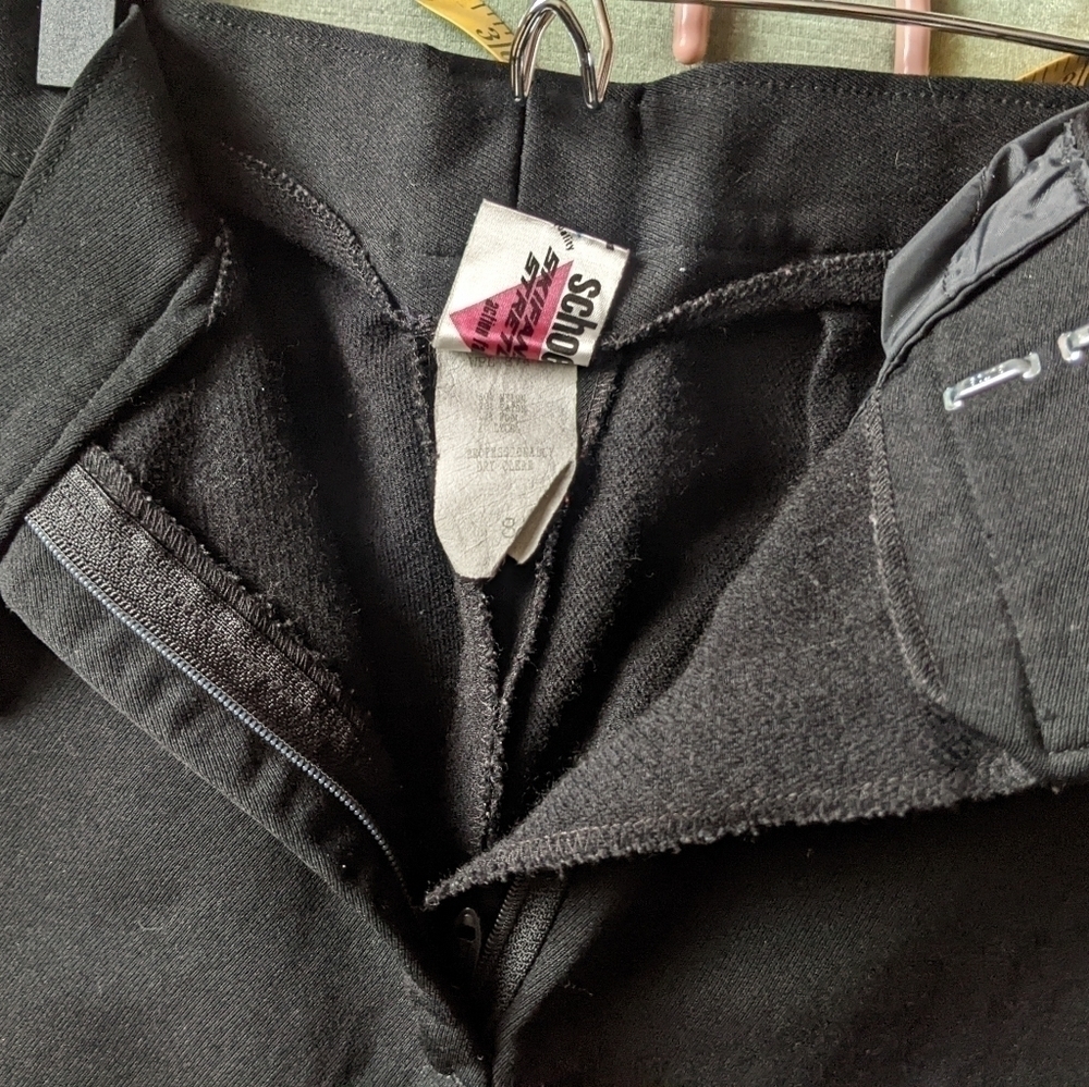 Schoeller of Switzerland Ski Pants Black Stirrup Size 8 - Picture 5 of 9